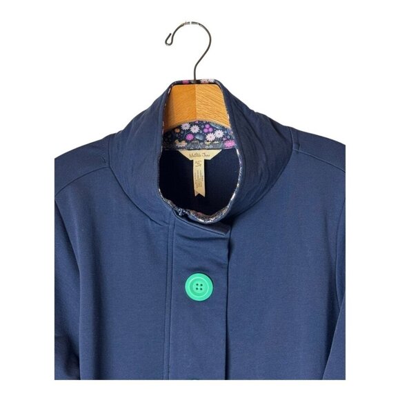 Matilda Jane Jacket Women Medium Navy‎ Blue A Million Little Things Coat Preppy - Picture 5 of 15